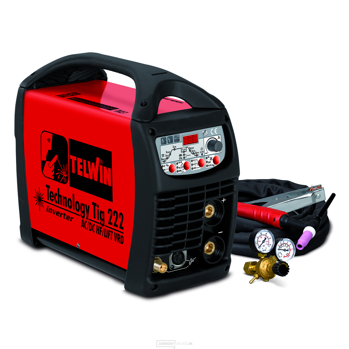 Zváračka TIG AC/DC - Technology TIG 222 AC/DC - HF/LIFT VRD Telwin