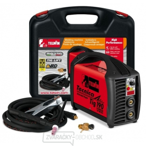 Zvárací invertor - Tecnica 190 DC-LIFT VRD MMA Telwin s káblami Zvárací invertor - Tecnica 190 DC-LIFT VRD MMA Telwin s káblami