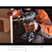 Aku vŕtací skrutkovač s príklepom EXTOL Industrial 18V Li-ion, 4 pólový motor, 2000mAh náhled