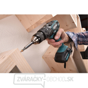 Aku vŕtací skrutkovač s príklepom EXTOL Industrial 18V Li-ion, 4 pólový motor, 2000mAh náhled