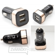 Nabíjačka do auta HC-C04 2 × USB, čierna Náhľad