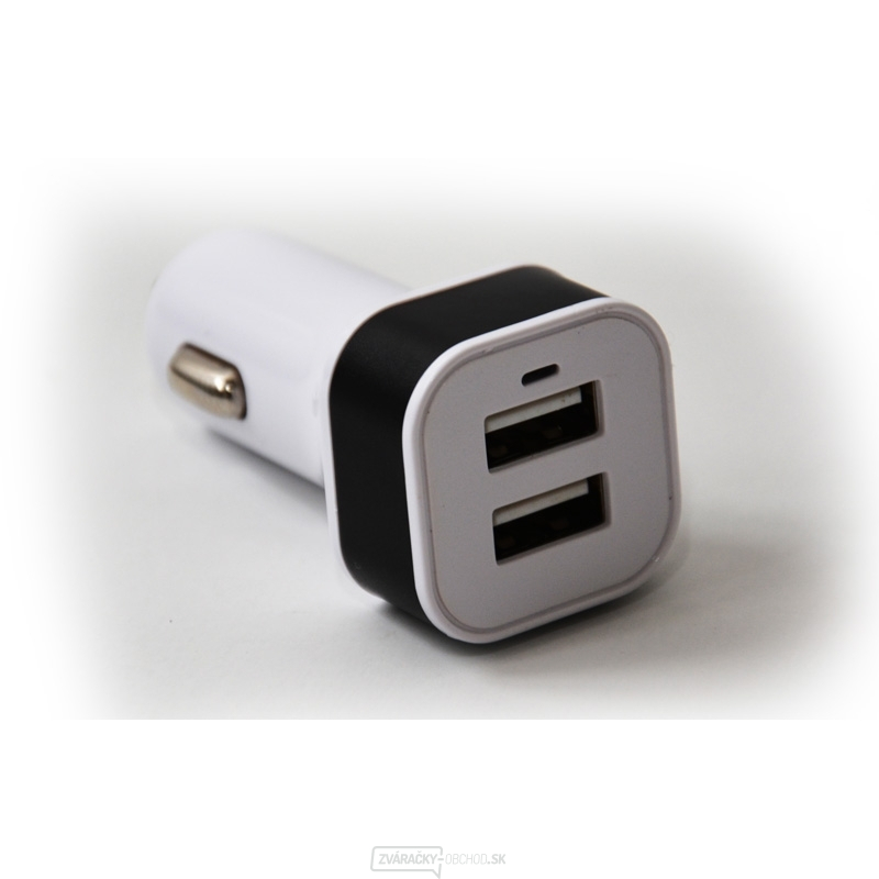 Nabíjačka do auta HC-C04 2 × USB, biela