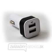 Nabíjačka do auta HC-C04 2 × USB, biela gallery main image