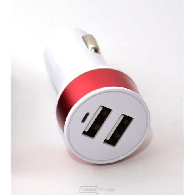 Nabíjačka do auta HC-C27 2 × USB, biela