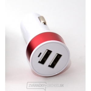 Nabíjačka do auta HC-C27 2 × USB, biela Nabíjačka do auta HC-C27 2 × USB, biela gallery main image