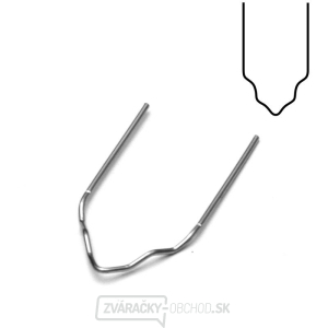 PV6 - sada 100 ks sponky tvare V z nerezovej ocele, Ø 0,6 mm PV6 - sada 100 ks sponky tvare V z nerezovej ocele, Ø 0,6 mm gallery main image