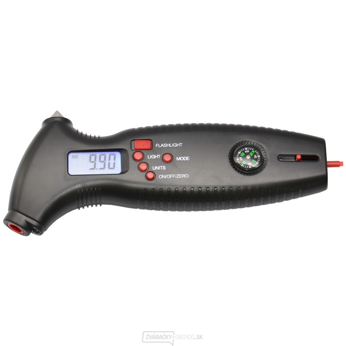 Digitálny merač tlaku v pneumatikách Genborx DTG 8-in-1