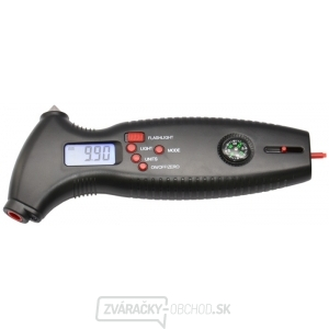 Digitálny merač tlaku v pneumatikách Genborx DTG 8-in-1