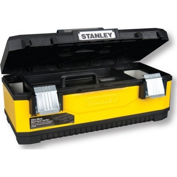 Kovoplastový box na náradie - žltý Stanley 66 x 29 x 22 cm 1-95-614