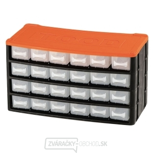 Plastová skrinka 24 šuplíkov 330x160x180mm Plastová skrinka 24 šuplíkov 330x160x180mm gallery main image