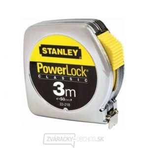 Zvinovací meter Powetlock 3m x 19 mm s plastovým ABS pouzdrem Stanley