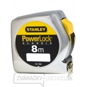 Zvinovací meter Powerlock 8m x 25mm s plastovým ABS pouzdrem gallery main image