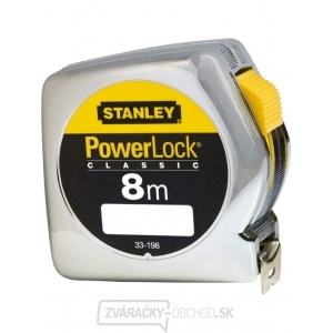 Zvinovací meter Powerlock 8m x 25mm s plastovým ABS pouzdrem gallery main image