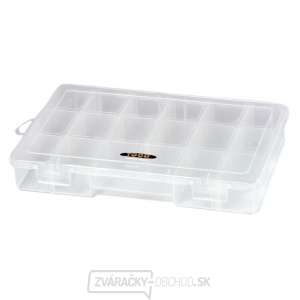 Plastový organizér 268x180x53mm - 7 prepážek Plastový organizér 268x180x53mm - 7 prepážek gallery main image