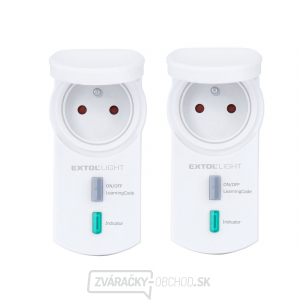 Zásuvka diaľkovo ovládaná, vonkajšie IP44, rozširujúca sada, dosah 30m - 2 ks Zásuvka diaľkovo ovládaná, vonkajšie IP44, rozširujúca sada, dosah 30m - 2 ks gallery main image