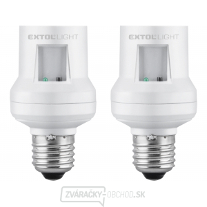 Objímka na žárovku dálkově ovládaná, rozšiřující sada, max. 60W žárovka, E27, dosah 30m - 2 ks Objímka na žárovku dálkově ovládaná, rozšiřující sada, max. 60W žárovka, E27, dosah 30m - 2 ks gallery main image