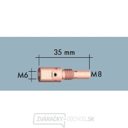 Mezikus MB 25 M8/M6 35 mm dlouhý