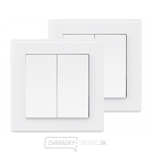 Vypínač/ovladač, dvojitý - 2 ks Vypínač/ovladač, dvojitý - 2 ks gallery main image