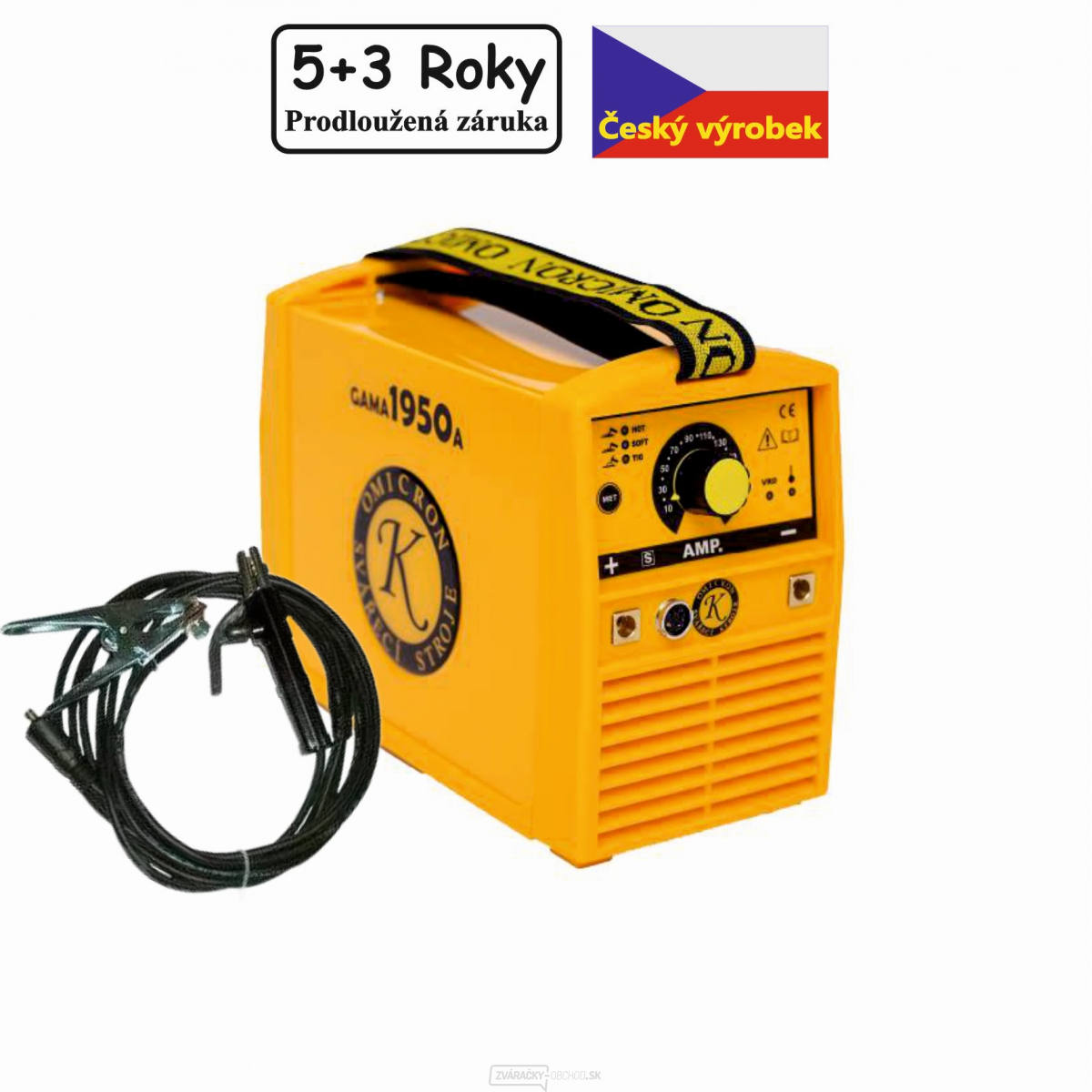 Zvárací invertor GAMA 1950 + zváracie káble 3/25mm