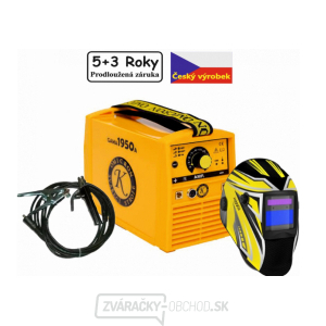 Zvárací invertor GAMA 1950 + káble 3/25mm + kukla Zvárací invertor GAMA 1950 + káble 3/25mm + kukla gallery main image