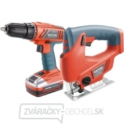 Vrtací šroubovák aku, 18V Li-ion + zdarma pila přímočará 18V Vrtací šroubovák aku, 18V Li-ion + zdarma pila přímočará 18V gallery main image