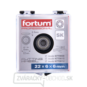 Koliesko rezacie ložiskové 22x6x6mm, SK Náhľad