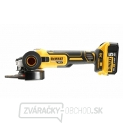 Akumulátorová uhlová brúska bezuhlíková 125mm DeWalt DCG405P2, 2x 5,0 Ah + kufor Náhľad