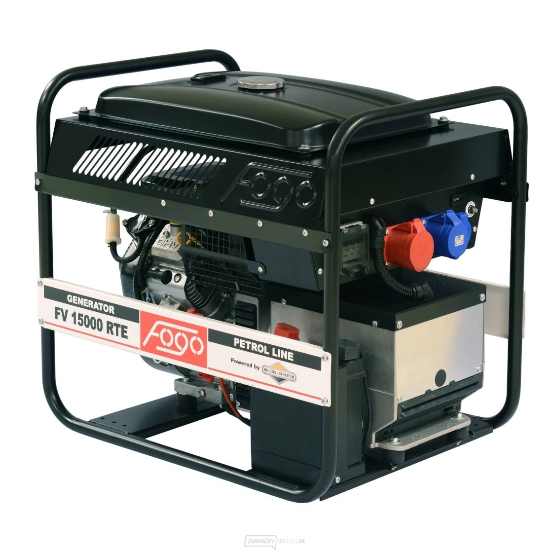 Elektrocentrála FV15000TRE s DVR, el. štartérom a väčšou palivovou nádržou