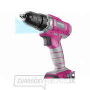 Aku vŕtací skrutkovač, ružový, 12V Li-ion, 1300mAh - sada v taške Aku vŕtací skrutkovač, ružový, 12V Li-ion, 1300mAh - sada v taške náhled