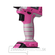 Aku vŕtací skrutkovač, ružový, 12V Li-ion, 1300mAh - sada v taške náhled