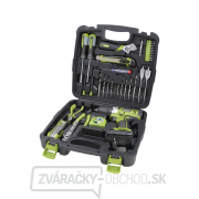 Aku vŕtací skrutkovač EXTOL 12V Li-ion s náradím, súprava 46ks Aku vŕtací skrutkovač EXTOL 12V Li-ion s náradím, súprava 46ks gallery main image