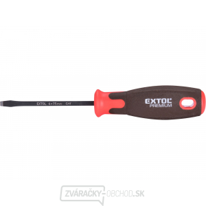 Skrutkovač plochý SUPERGRIP, (-) 4x75mm, CrV Skrutkovač plochý SUPERGRIP, (-) 4x75mm, CrV gallery main image