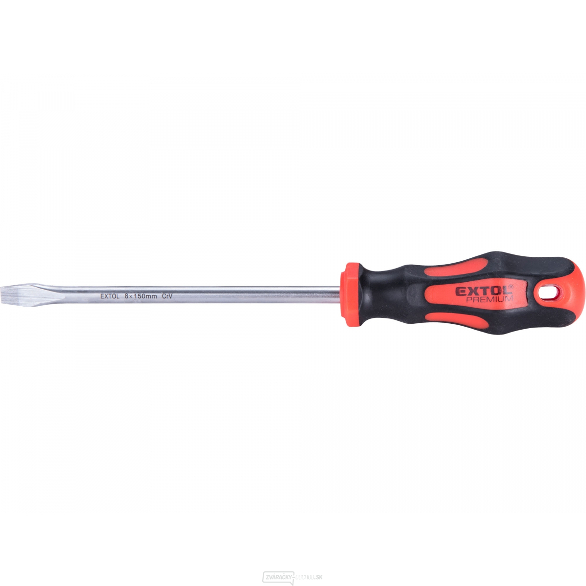 Skrutkovač plochý, (-) 8x150mm, CrV Skrutkovač plochý, (-) 8x150mm, CrV gallery main image