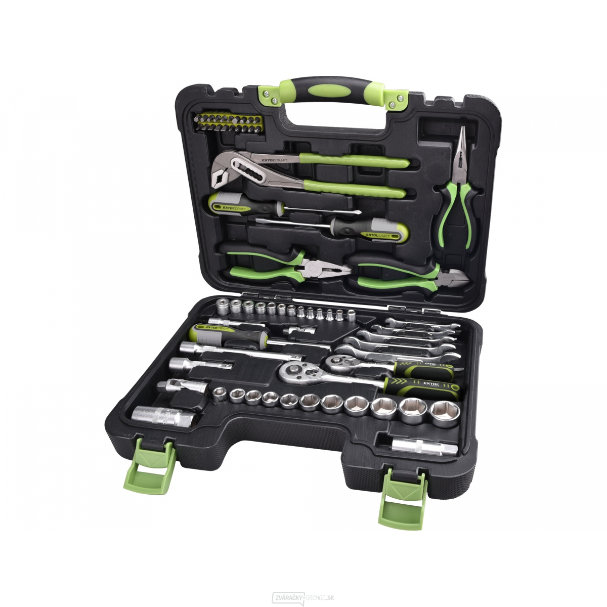 Sada 65ks náradia, CrV, 1/4", 3/8"