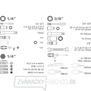 Sada 65ks náradia, CrV, 1/4