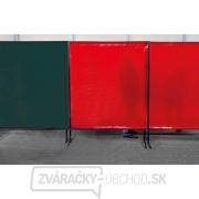 TransEco ochranná zástěna 2050 V, červená 2050 × 1870 mm gallery main image