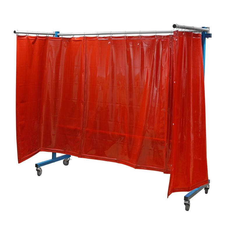 E-shop Schweißkraft TransFlex ochranná zástena, červená 3700 × 1950 mm 1613000