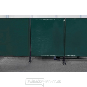 TransEco ochranná zástěna 1450 V, tmavě zelená 1450 × 1870 mm gallery main image