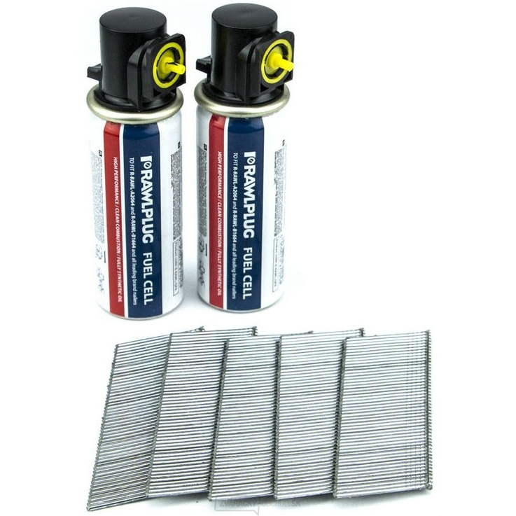 Klince do dřeva 38mm, pozink - 2000 ks + 2 kartuše