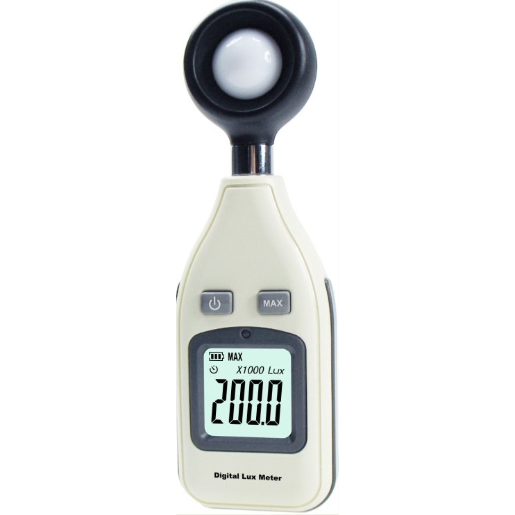 Genborx Digitálny luxmeter / prístroj na meranie intenzity osvetlenia GM1010 2600000GM1010