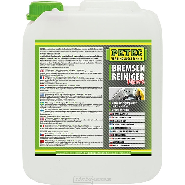Čistič bŕzd a súčastí motorov - PETEC Bremsenreiniger kanister