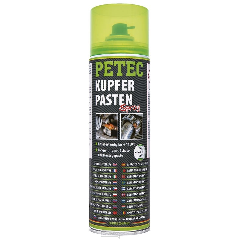 Mazivo s obsahom medi v spreji - PETEC Kupferpasten spray