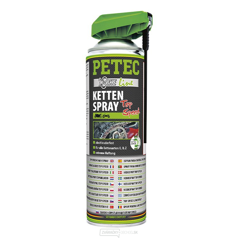 Mazivo na reťaze motocyklov a bicyklov - PETEC Kettenspray