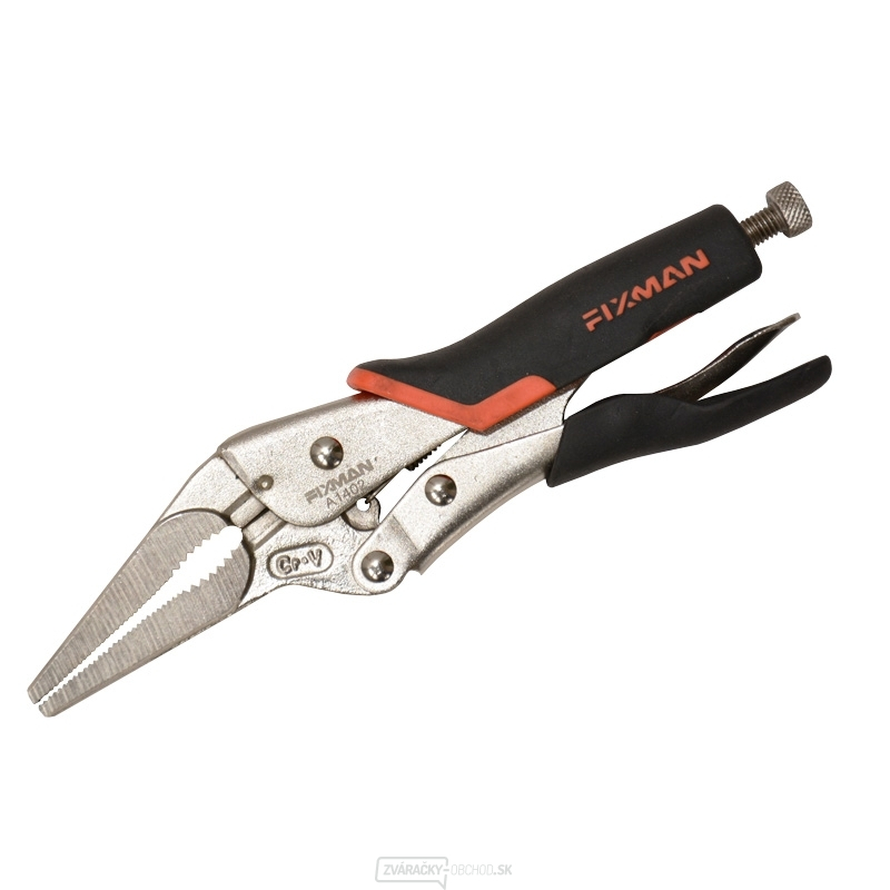 Kliešte škripcové / pridržiavacie s dlhými čeľusťami FIXMAN A1402
