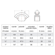 Prenosná hydraulická ohýbačka rúrok ROT-1A Náhľad