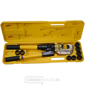 Pákové hydraulické krimpovacie kliešte pre rúrkové káblové oká a spojky PKT-510 Pákové hydraulické krimpovacie kliešte pre rúrkové káblové oká a spojky PKT-510 gallery main image