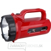 Solight LED svietidlo nabíjacie s power bankom, 5W, 235l, červená gallery main image
