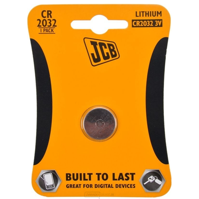 JCB gombíková lítiová batéria CR2032, blister 1 ks