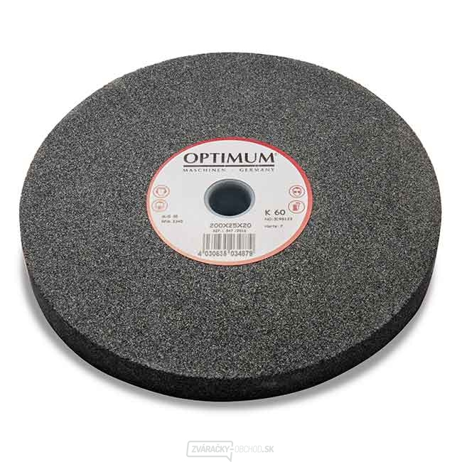 Brúsny kotúč 200 x 25 x 20 mm - K36, tvrdosť M, korund
