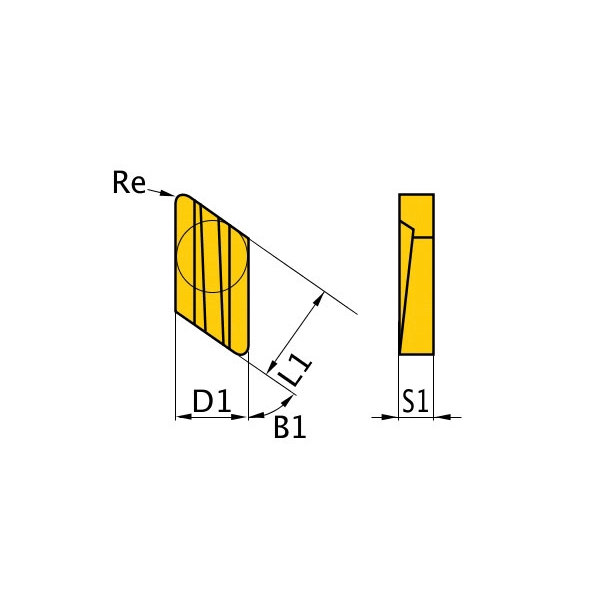 OPTIMUM Britové doštičky K/55°, 5 ks 3441754